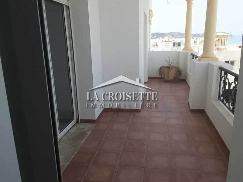 Un appartement S+3 vue sur mer à La Marsa