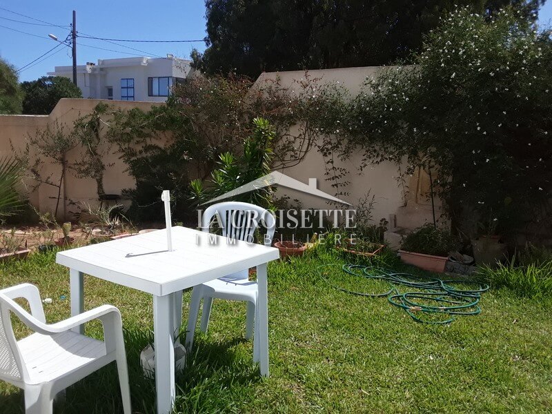 Studio meublé S+1 avec jardin à La Marsa 