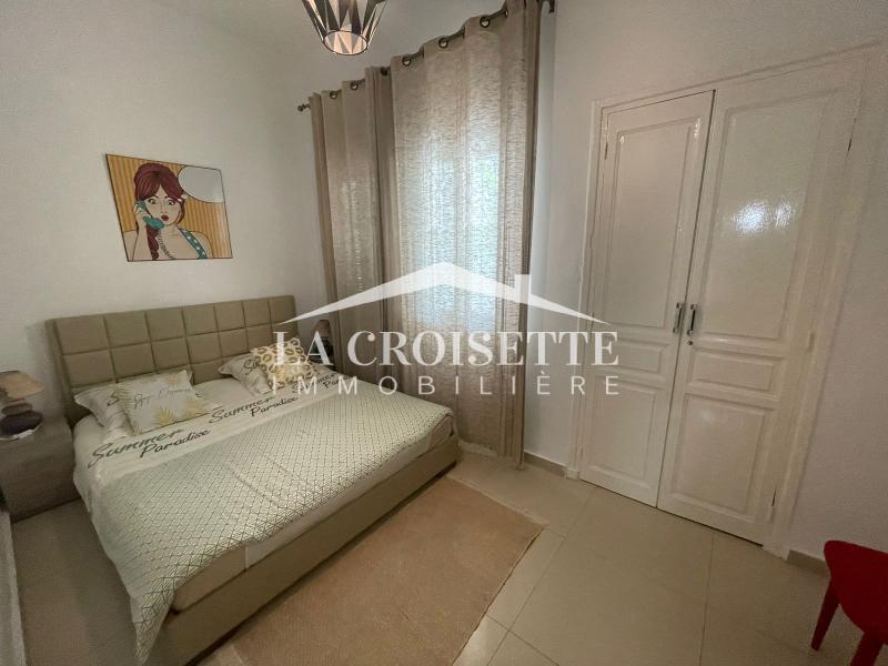 Appartement meublé S+2 avec terrasse vue sur mer à La Marsa