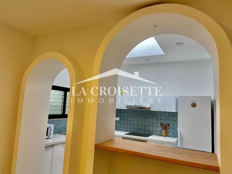 Appartement S+2 avec terrasse meublé à La Marsa