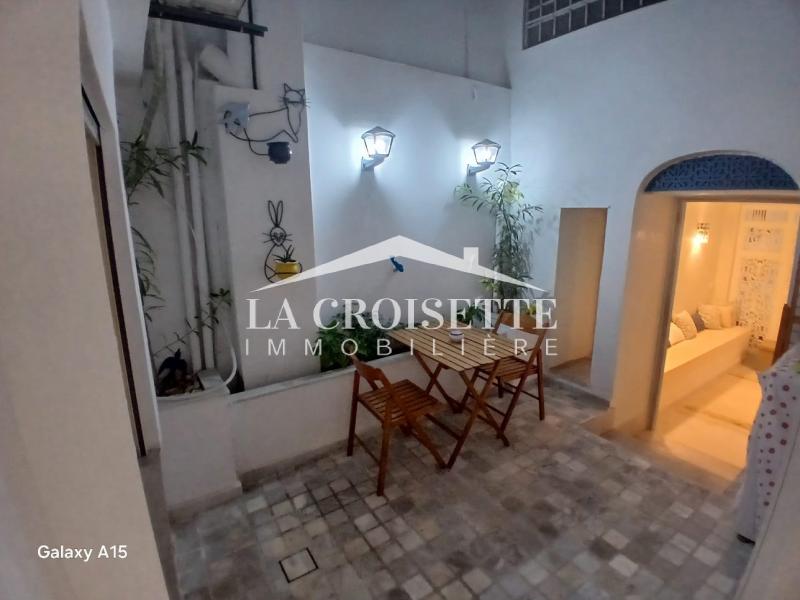 Appartement meublé S+2 avec terrasse à La Marsa