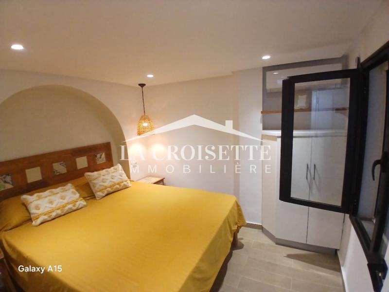 Appartement meublé S+2 avec terrasse à La Marsa