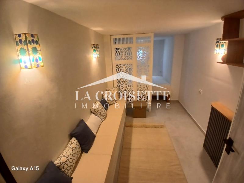 Appartement meublé S+2 avec terrasse à La Marsa