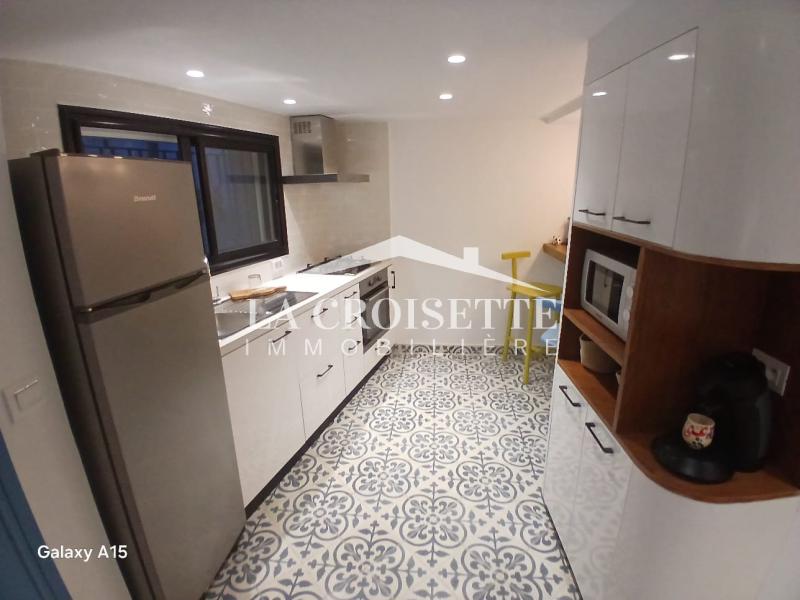 Appartement meublé S+2 avec terrasse à La Marsa