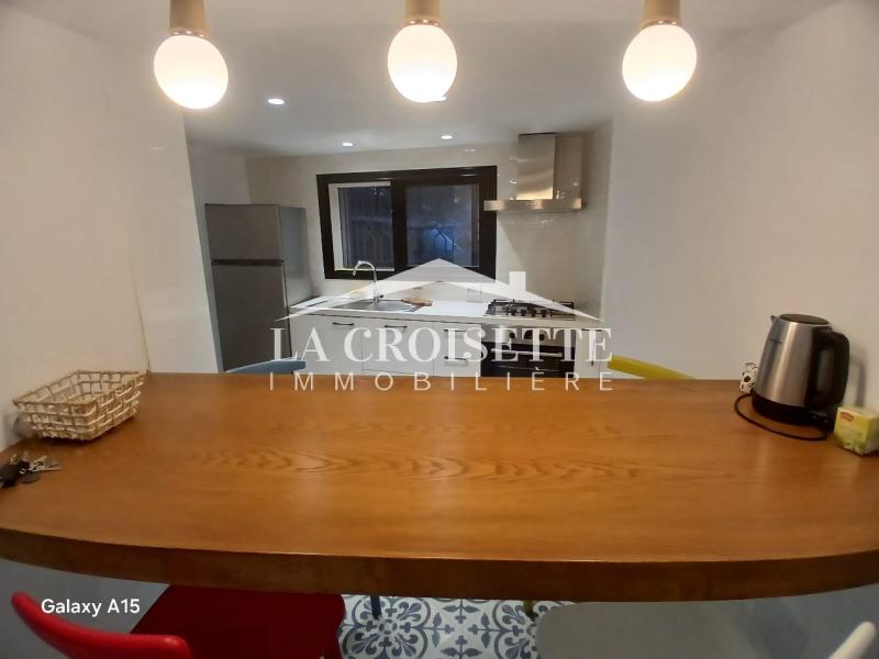 Appartement meublé S+2 avec terrasse à La Marsa