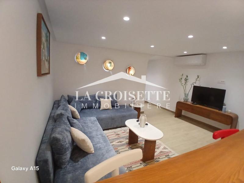 Appartement meublé S+2 avec terrasse à La Marsa