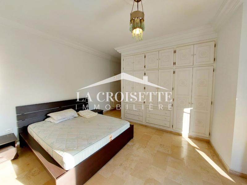 Appartement meublé S+1 avec terrasse vue sur mer à La Marsa