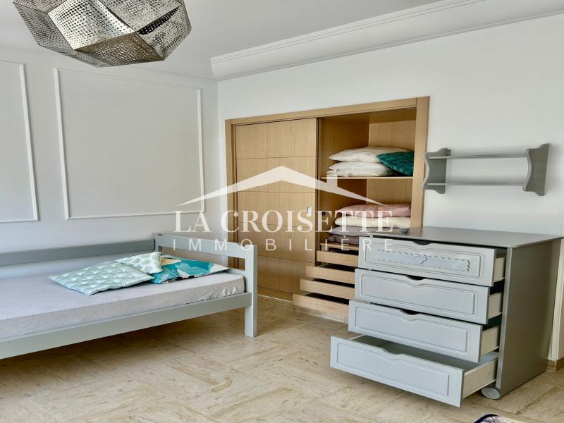 Appartement meublé S+3 avec terrasse aux Jardins de Carthage