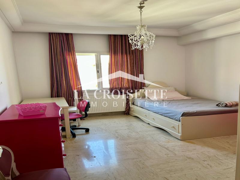Appartement meublé S+3 avec terrasse aux Jardins de Carthage