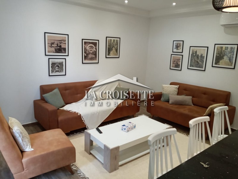 Rez-de-chaussée S+2 meublé à La Marsa