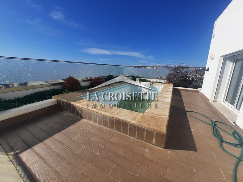 Penthouse S+4 aux Jardins De Carthage 