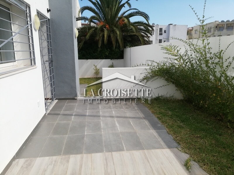 Un appartement S+3 avec jardin à La Soukra