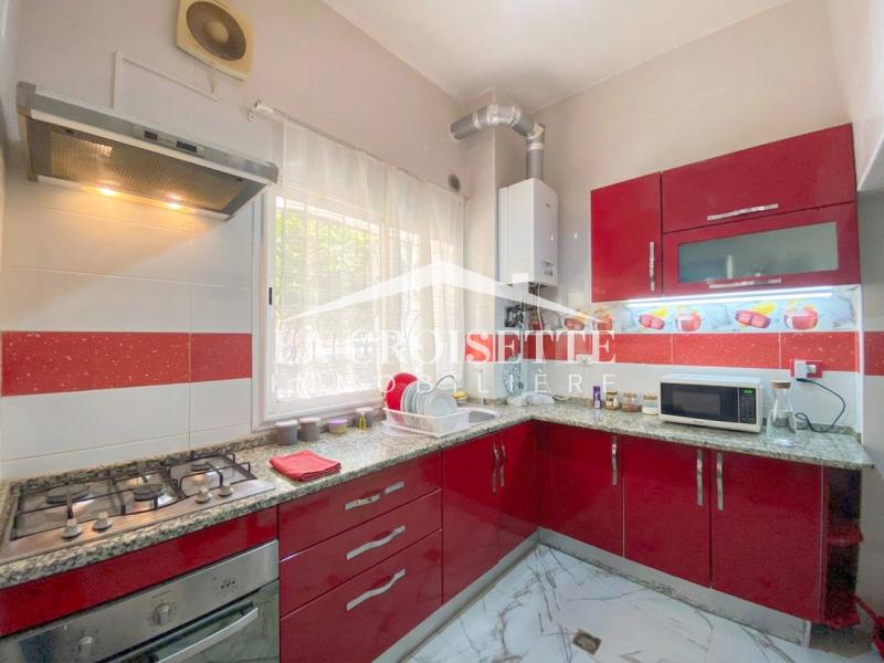 Duplex S+3 meublé à La Marsa