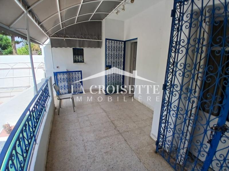 Duplex meublé S+3 avec terrasse à La Marsa