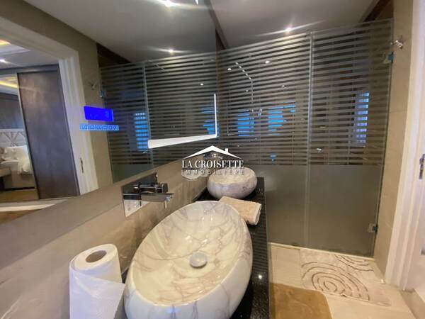 Duplex meublé S+3 avec grande Terrasse vue sur mer à Gammarth