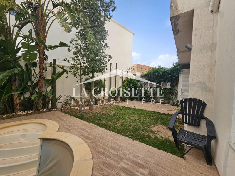 Duplex S+3 avec jardin et piscine à La Soukra