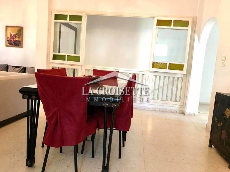 Un étage de villa S+3 meublé à Sidi Bou Said