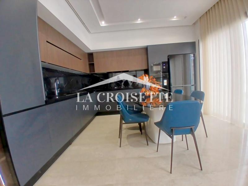 Penthouse S+4 meublé aux Jardins de Carthage