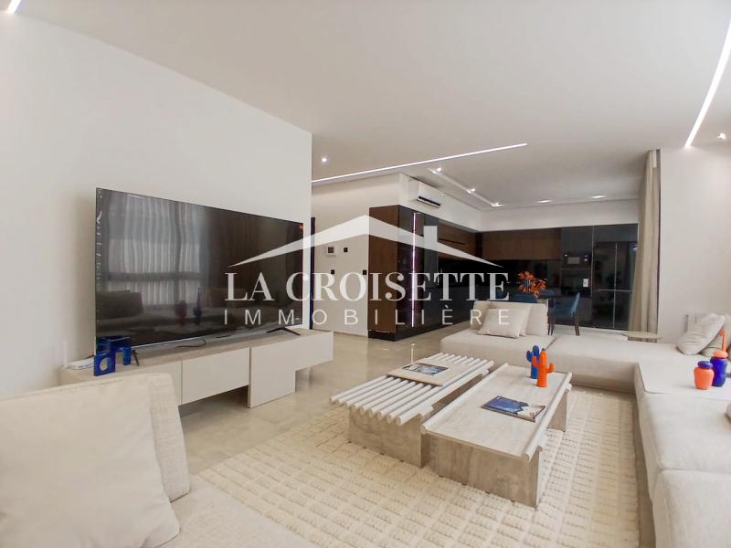 Penthouse S+4 meublé aux Jardins de Carthage