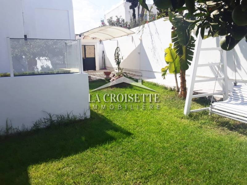 Villa S+3 avec jardin à La Marsa 