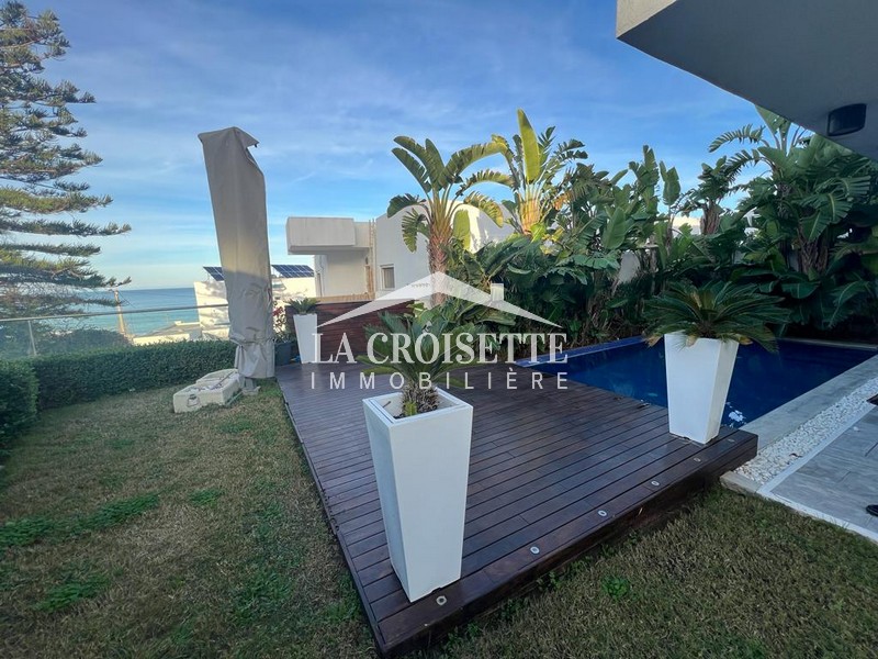 Villa s3 meublée avec vue sur mer à La Marsa