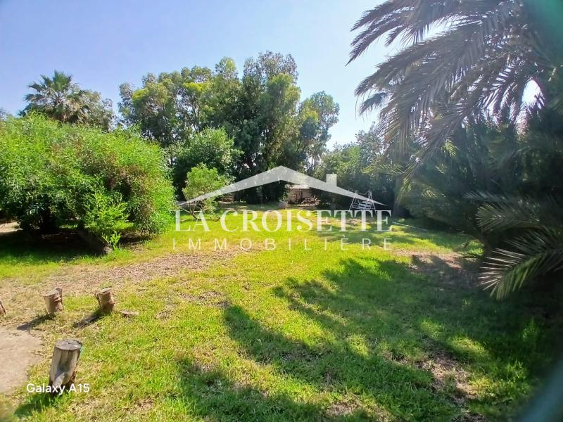 Villa S+2 avec un grand Jardin et une piscine à La Soukra