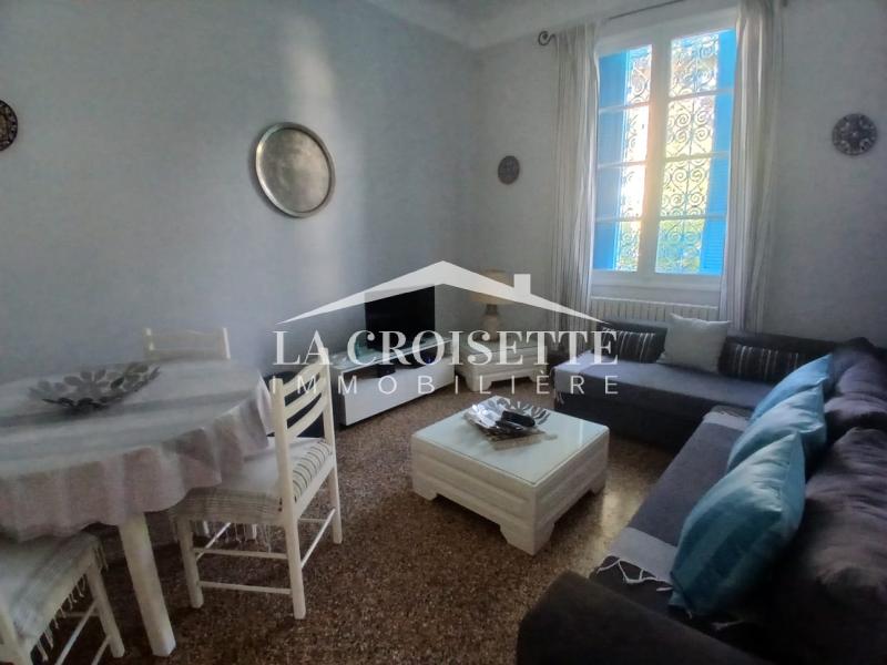 Villa plain-pied S+2 meublée à La Marsa