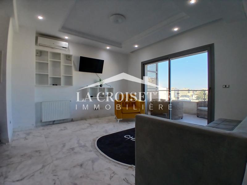 Appartement meublé S+1 avec terrasse à L'aouina 