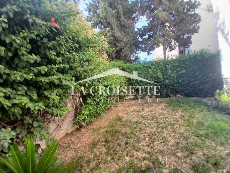 Appartement S+3 avec jardin aux Jardins de l'aouina