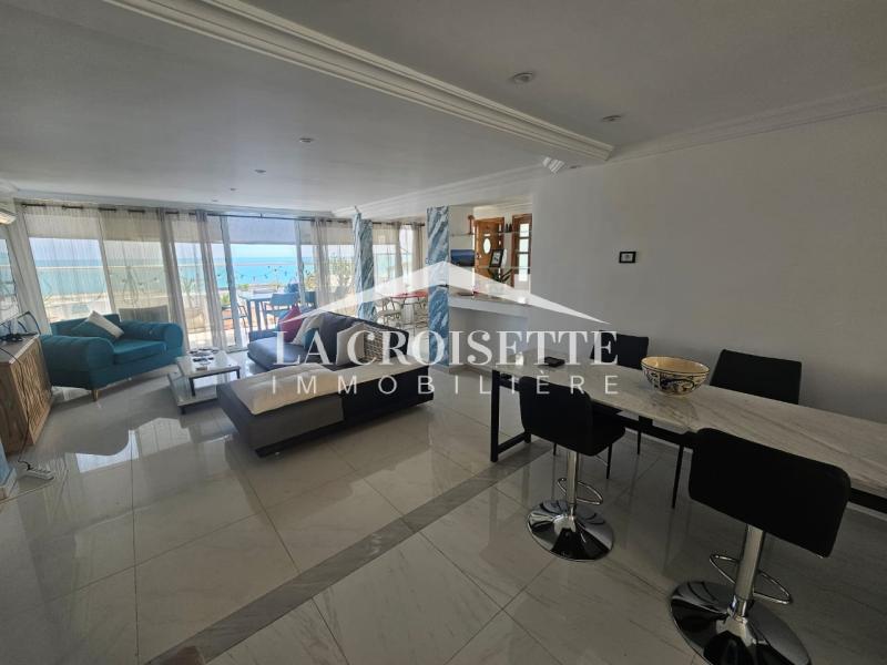 Appartement meublé S+2 vue sur mer à La Marsa