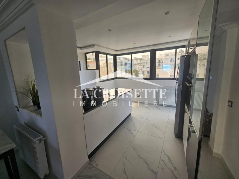 Appartement meublé S+2 vue sur mer à La Marsa