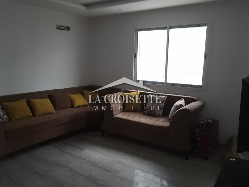 Appartement meublé S+1 avec jardin à Ain Zaghouan Nord