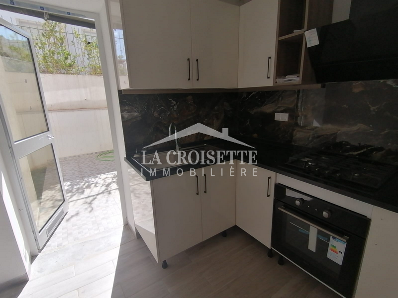 Appartement meublé S+1 avec jardin à Ain Zaghouan Nord