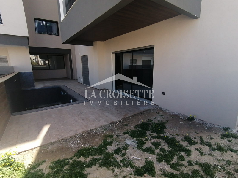 Appartement S+3 avec piscine et jardin aux Jardins de Carthage