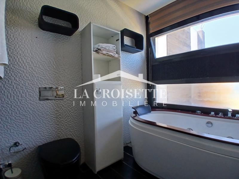 Duplex meublé S+4 avec vue sur mer à Gammarth