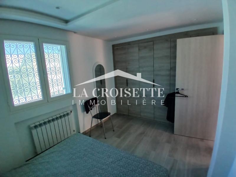 Etage de villa S+1 meublé à La Marsa