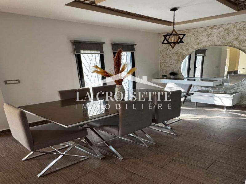 Etage de villa S+2 meublé au Kram