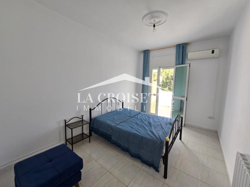 Étage de villa S+2 meublé à Carthage Amilcar