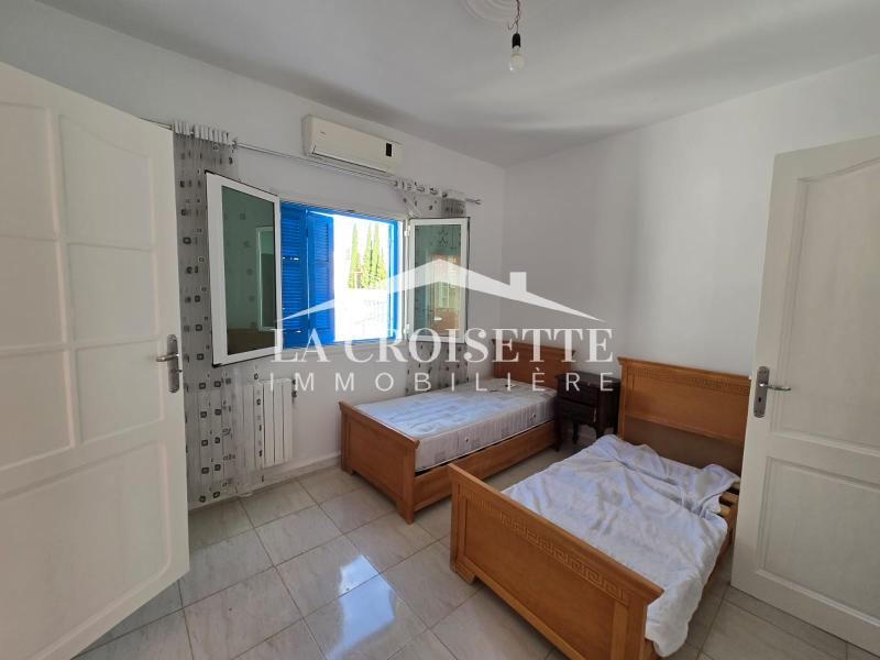Étage de villa S+2 meublé à Carthage Amilcar